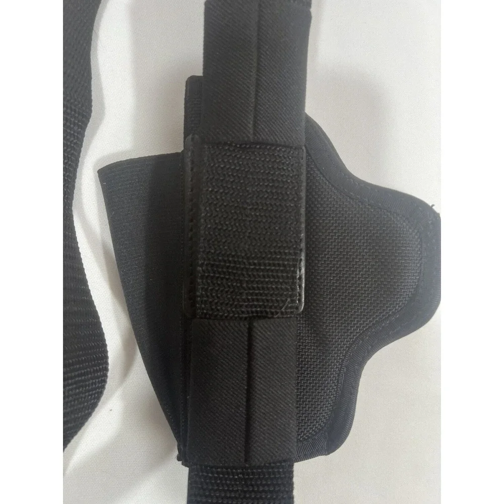 DeSantis Left Hand Holster Black Nylon Cordura Gun Holster Strap Concealed Carry